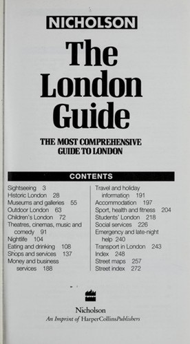 Nicholson london guide - nicholson, the