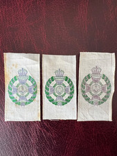 Anstie WW1 Silk - REGIMENTAL BADGES - # Rifle Brigade - 3 colour variations