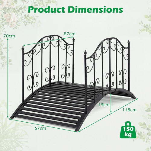 Garden metal bridge - garden, outdoor