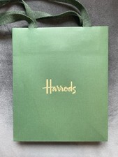 Harrods Small Paper Gift Bag,  21 x 18 x 9 cm