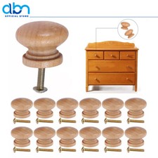 Cupboard Cabinet Door Knob Wooden Drawer Handle 25 28 32 mm