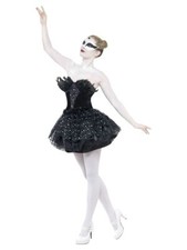 NEW Gothic Swan Masquerade with Dress Swan Lake Ladies Halloween Fancy Dress