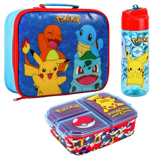 Pokemon kids lunch box set - box, –