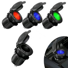 12V Waterproof Motorcycle Parts Car Cigarette Lighter Socket Power Outlet Socket