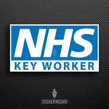 NHS Key Worker Sticker |