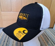 Carhartt Force Cap Canvas Workwear Baseball Cap Mesh Back. One Size Black/White 