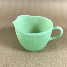 Vintage Fire King Jane Ray Jadeite Creamer Jug