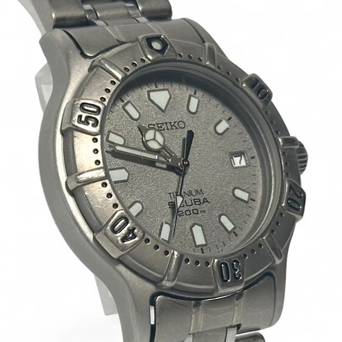 Seiko titanium scuba - titanium, 200m