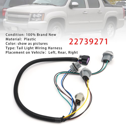 Tail light wiring - light, left