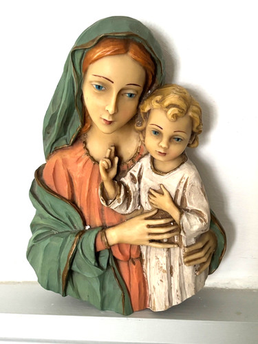 Religeous wall plaque madonna - wall,