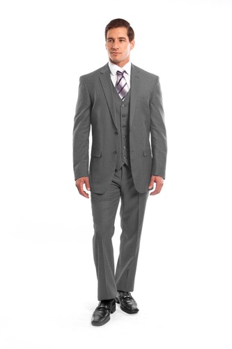Men striped slim fit - slim, suit