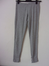New Bershka Grey Jersey Stirrup Leggings Size: L
