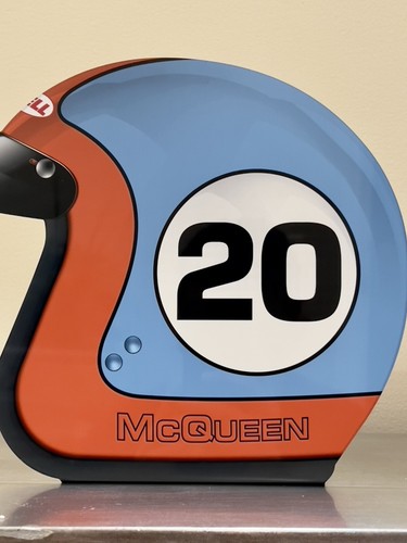 Steve mcqueen racing open face - open,