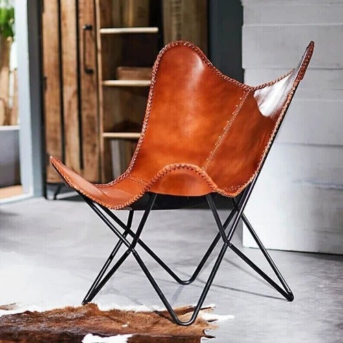 Chair leather butterfl - chair, living