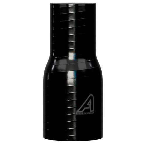 Black silicone hose straight - hose,