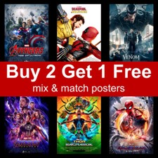 Marvel Movie Posters A5 A4 A3 A2 A1