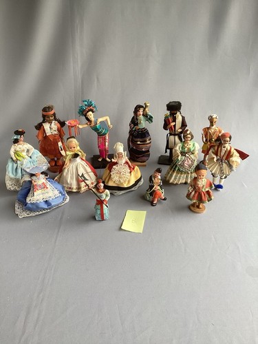 Vintage costume dolls - dolls, tourist