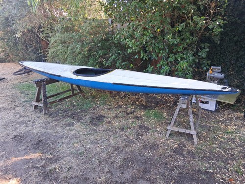 Fibreglass single canoe - fibreglass,