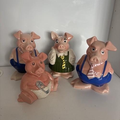 Natwest pig family piggy - natwest,