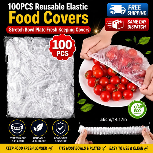 100pcs reusable elastic - reusable, food