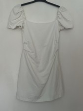 Zara White Lined Cross-Back