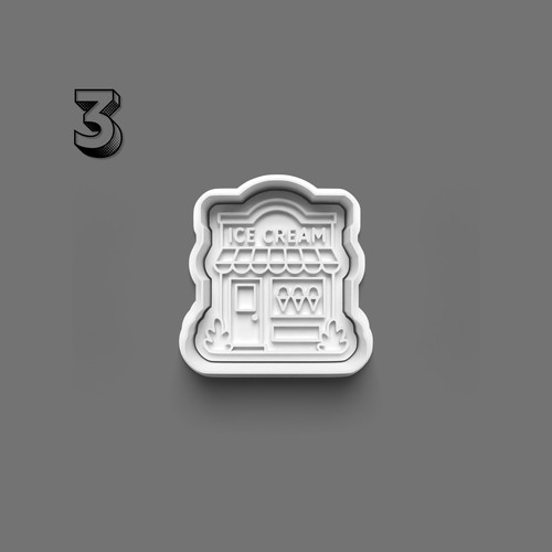 Ice cream parlor - (f-1015),