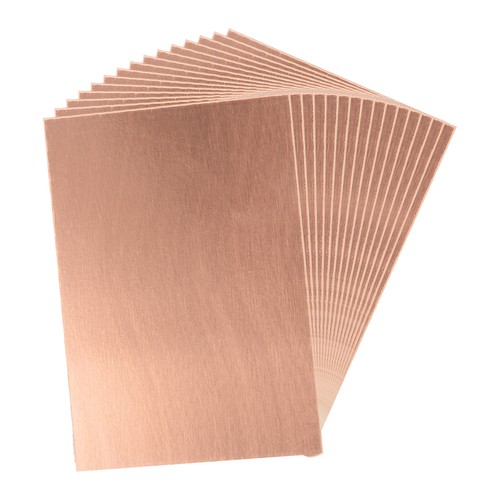 15x 7x10cm single sided copper - sided,