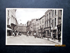 FORE STREET, TIVERTON,  DEVON    -    A VINTAGE  PRINTED CARD