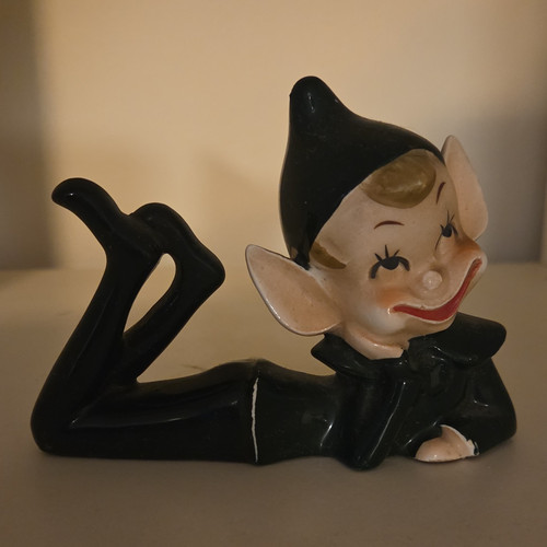 Vintage ceramic reclining - ceramic,
