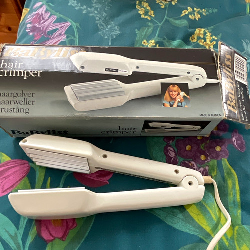Babyliss hair crimper white - babyliss,