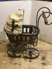 Antique pram baby doll - antique,