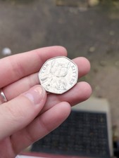 Tom Kitten 2017 Fifty Pence Coin Rare Collectible