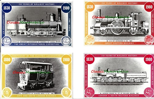 Railway locomotive postcard - locomotive, 4