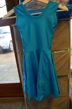 Kingfisher sleeveless ballroom dance dress BALL2 - Size Age 8-10