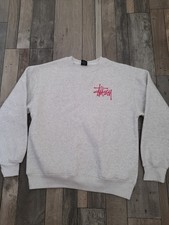 ladies grey+pink stussy