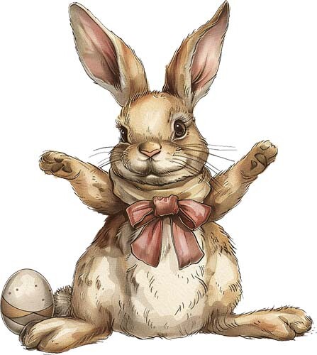 Watercolour peter bunny rabbit - bunny,