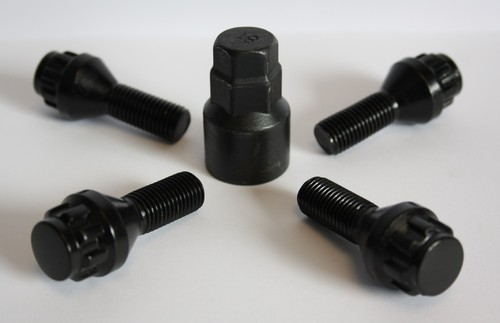 M12x1 30mm long black - 30mm,
