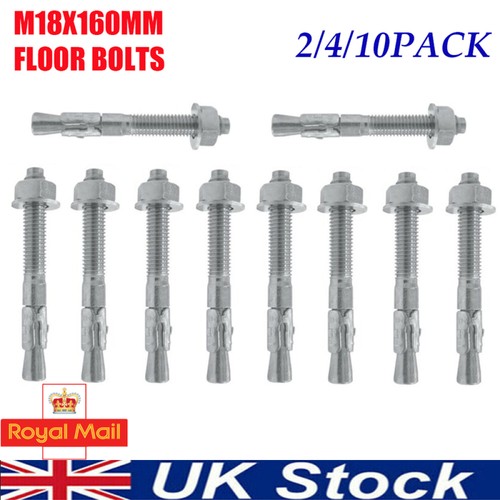 10pcs m18 x160mm floor - 2/4/6/8/10pcs,