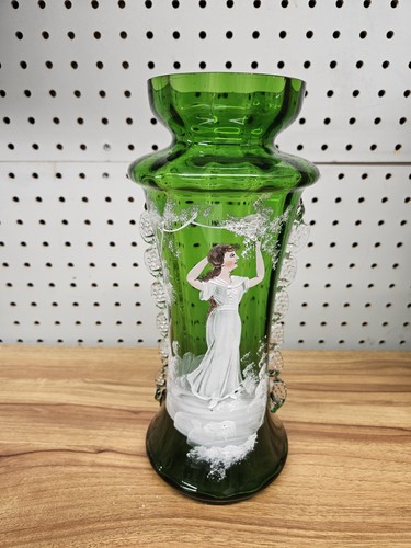 Vintage green mary gregory - green,