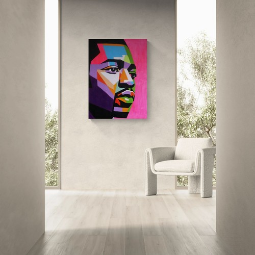 Abstract portrait man - abstract, of