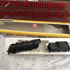 Bachmann ho train OO 3781 lights and smoke  0651 2-8-0 consolidation 