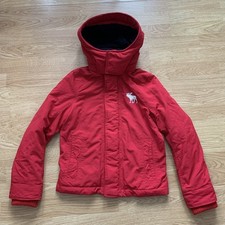 Abercrombie Kids Red Hooded Jacket Age 8