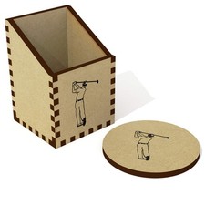 'Golfer Man' Desk Tidy /