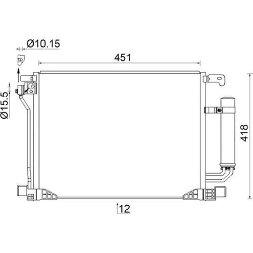 Mahle condenser for - mahle,
