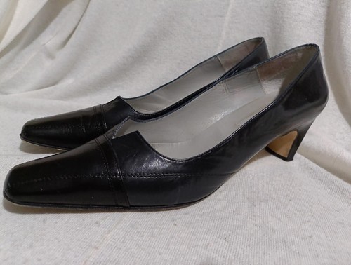 Vintage davella black leather - vintage,
