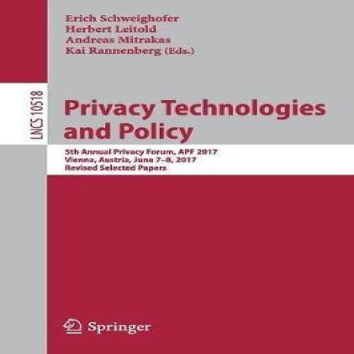 Privacy technologies and - privacy,