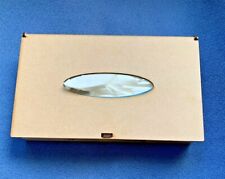 Wooden MDF Tissue Box Craft Blanks with Lifting Lid