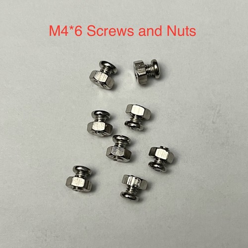 6mm screws with m4 - with,