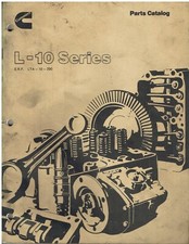 CUMMINS L-10 DIESEL ENG (FOR ERF APPLICATIONS) ORIG 1984 FACTORY PARTS CATALOGUE