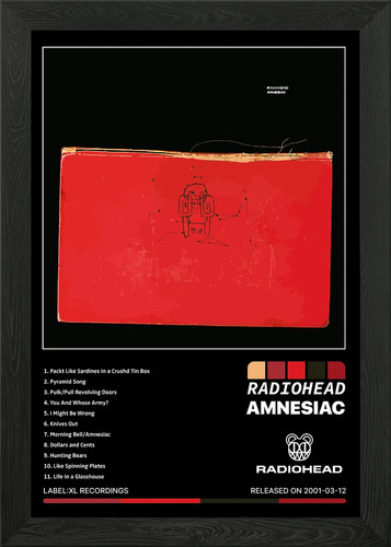 Radiohead amnesiac album cover - amnesiac,